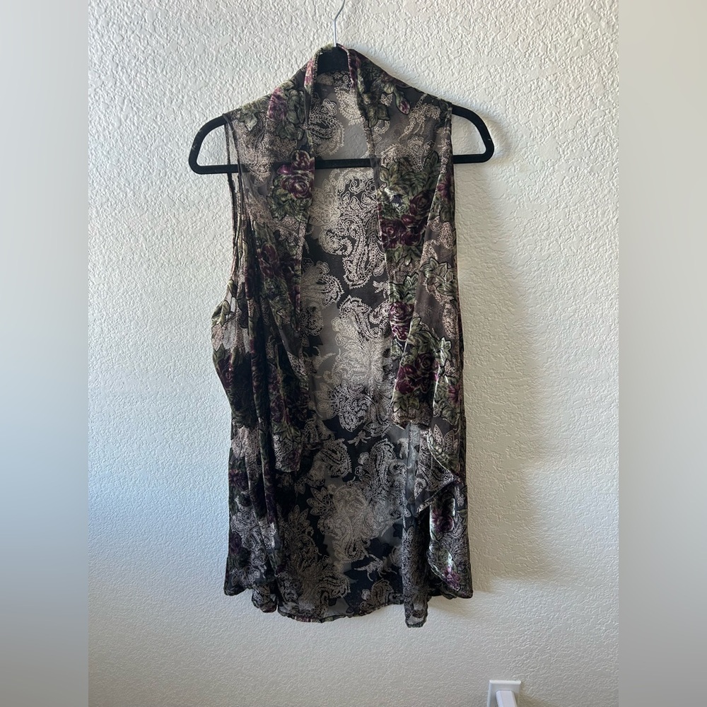 Floral Sheer Women's Poncho